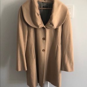 Zanella Platinum Angora Cashmere Coat- Italy